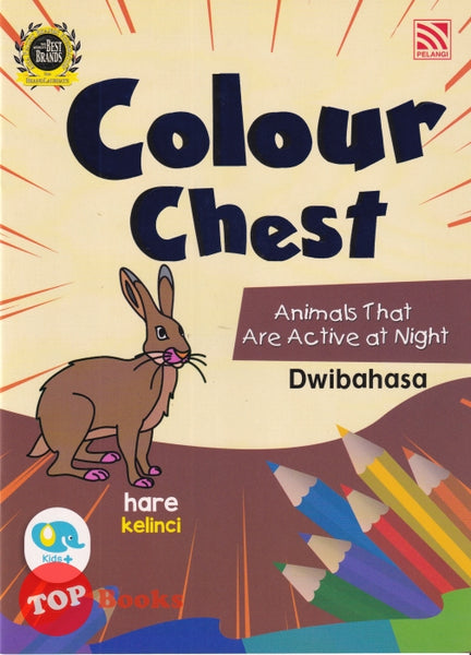 [TOPBOOKS Pelangi Kids] Colour Chest Dinosaurs Dwibahasa