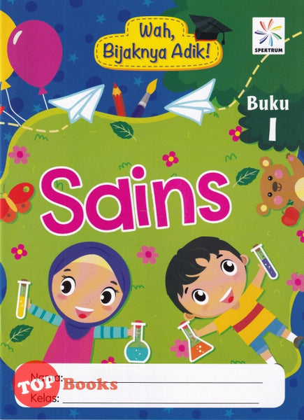 [TOPBOOKS Spektrum Kids] Wah Bijaknya Adik Sains Buku 1