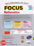 [TOPBOOKS Pelangi] Focus Mathematics Form 3 KSSM (2023)
