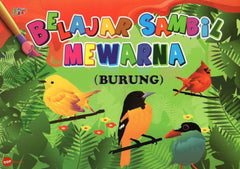 [TOPBOOKS Dunia Ilmu Tijarah Kids] Belajar Sambil Mewarna (Burung)