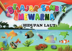 [TOPBOOKS Dunia Ilmu Tijarah Kids] Belajar Sambil Mewarna (Hidupan Laut)