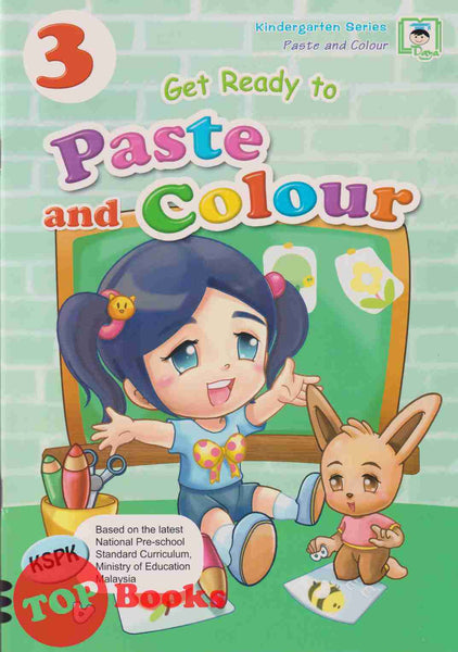 [TOPBOOKS Daya Kids] Get Ready to Paste and Colour Book 3 (2021)