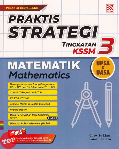 [TOPBOOKS Pelangi] Praktis Strategi Matematik Tingkatan 3 KSSM Dwibahasa (2023)