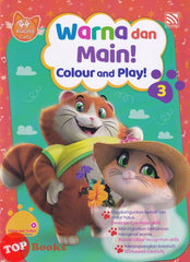 [TOPBOOKS Pelangi Kids] 44 Kucing Warna Dan Main! Colour And Play! (Malay & English) Book 3 (2022)