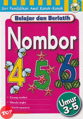 [TOPBOOKS GreenTree Kids] Belajar Dan Berlatih Nombor Umur 3-5