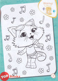 [TOPBOOKS Pelangi Kids] 44 Kucing Warna Dan Main! Colour And Play! (Malay & English) Book 3 (2022)