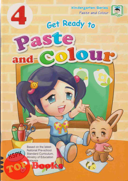[TOPBOOKS Daya Kids] Get Ready to Paste and Colour Book 4 (2021)