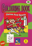 [TOPBOOKS GreenTree Kids] Colouring Book Games And Sports
