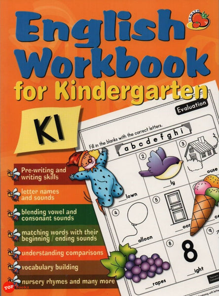 [TOPBOOKS Rhythm Kids] English Workbook for Kindergarten K1
