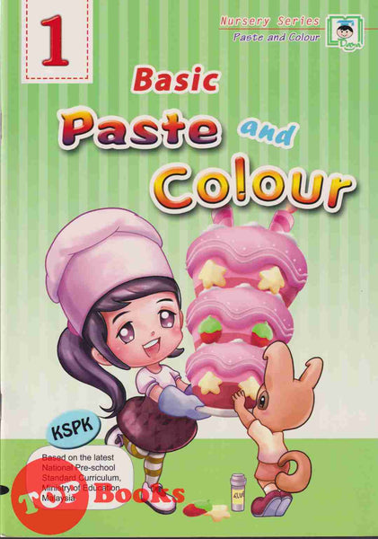 [TOPBOOKS Daya Kids] Basic Paste and Colour Book 1 (2021)