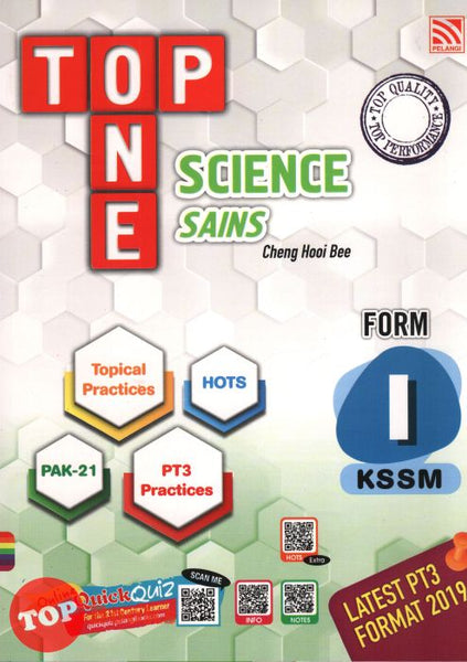 [TOPBOOKS Pelangi] Top One Science Form 1 KSSM Dwibahasa