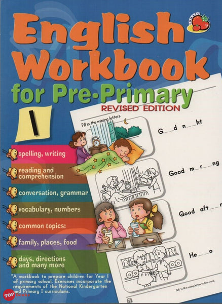 [TOPBOOKS Rhythm Kids] English Workbook For Pre-Primary 1