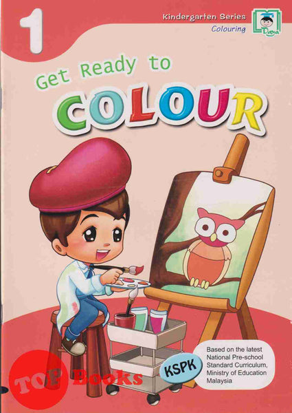 [TOPBOOKS Daya Kids] Get Ready to Colour Book 1 (2021)