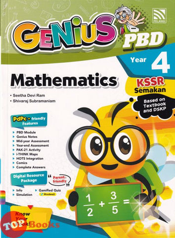 [TOPBOOKS Pelangi] Genius PBD Mathematics Year 4 KSSR Semakan (2023)