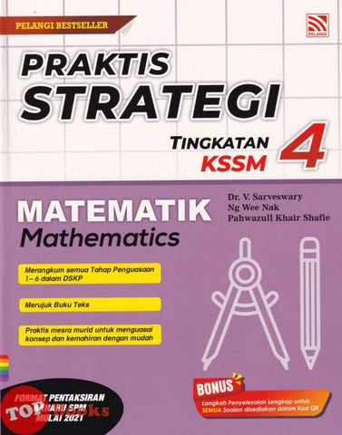 [TOPBOOKS Pelangi] Praktis Strategi Matematik Tingkatan 4 KSSM Dwibahasa (2023)