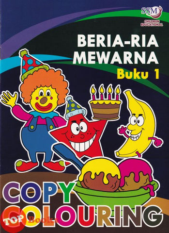 [TOPBOOKS SSM Kids] Copy Colouring Beria-Ria Mewarna Buku 1