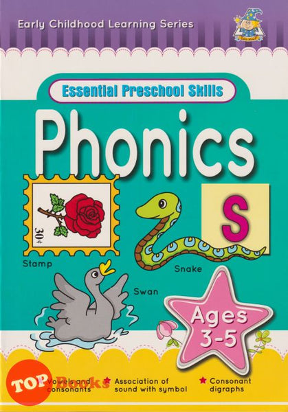 [TOPBOOKS Wizard Kids] Essential Preschool Skills Phonics Ages 3-5