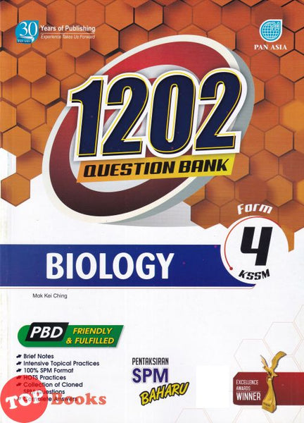 [TOPBOOKS Pan Asia] 1202 Question Bank Biology Form 4 KSSM (2022)