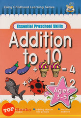 [TOPBOOKS Wizard Kids] Essential Preschool Skills Addition to 10 Ages 3-5