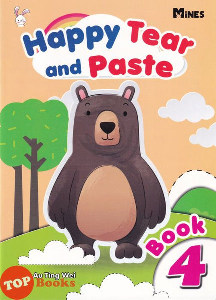 [TOPBOOKS Mines Kids] Happy Tear And Paste Book 4 (2022)