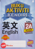 [TOPBOOKS Sasbadi UPH] Buku Aktiviti Kendiri English 2A SJKC KSSR Semakan (2022)