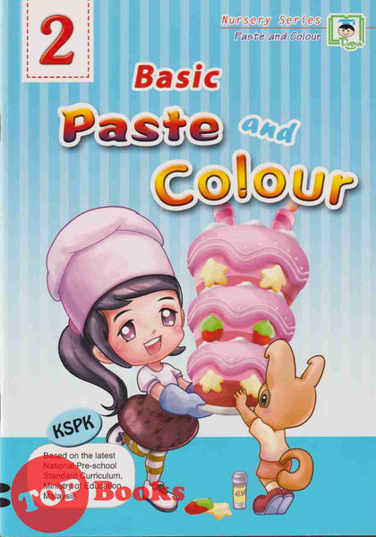 [TOPBOOKS Daya Kids] Basic Paste and Colour Book 2 (2021)