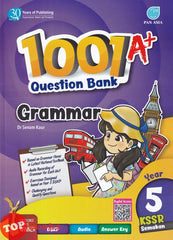 [TOPBOOKS Pan Asia] 1001 A+ Question Bank Grammar Year 5 KSSR Semakan (2022)