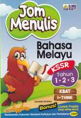 [TOPBOOKS Ilmu Bakti] Jom Menulis Bahasa Melayu Tahun 1 2 & 3 KSSR (2023)