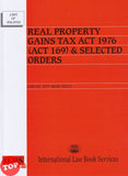 [TOPBOOKS Law ILBS] Real Property Gains Tax Act 1976 (Act 169) & Selected Orders (2021)