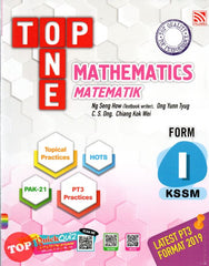 [TOPBOOKS Pelangi] Top One Mathematics Form 1 KSSM Dwibahasa
