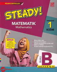 [TOPBOOKS Pelangi] Steady! Matematik Tingkatan 1 Buku B KSSM Dwibahasa (2021)