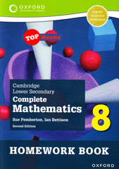 [TOPBOOKS Oxford] Cambridge Lower Secondary Complete Mathematics 8 Homework Book (2nd Edition)