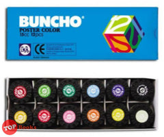 [TOPBOOKS Buncho] Poster Color 15 cc 12 Colours