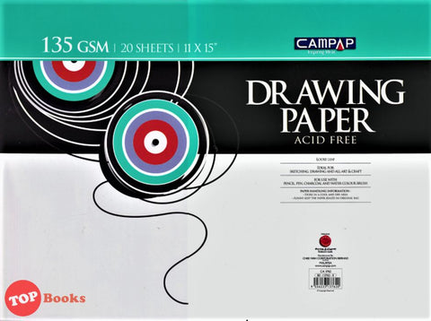 [TOPBOOKS CAMPAP] Drawing Paper Acid Free Loose Leaf CA3762