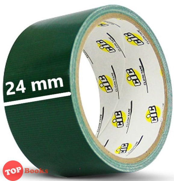 [TOPBOOKS CiC] Cloth Tape High Performance 24 mm (Green)