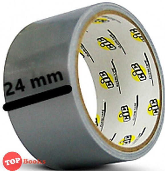 [TOPBOOKS CiC] Cloth Tape High Performance 24 mm (Silver)