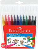 [TOPBOOKS Faber-Castell] 12 Colour Pens Fine Tip
