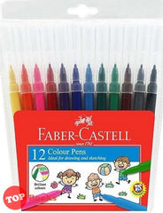 [TOPBOOKS Faber-Castell] 12 Colour Pens Fine Tip