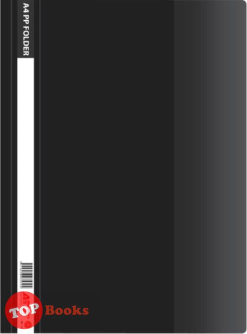 [TOPBOOKS AStar] A4 PP Folder RP10 Report File (Black)