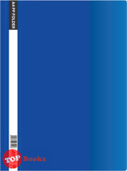 [TOPBOOKS AStar] A4 PP Folder RP10 Report File (Dark Blue)
