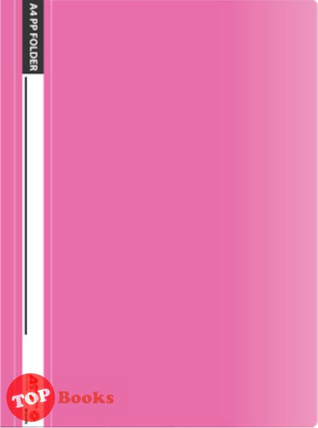 [TOPBOOKS AStar] A4 PP Folder RP10 Report File (Pink)