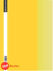 [TOPBOOKS AStar] A4 PP Folder RP10 Report File (Yellow)
