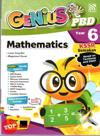 [TOPBOOKS Pelangi] Genius PBD Mathematics Year 6 KSSR Semakan (2023)