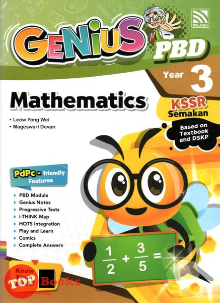 [TOPBOOKS Pelangi] Genius PBD Mathematics Year 3 KSSR Semakan (2023)