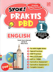 [TOPBOOKS Pelangi] Syok! Praktis PBD English Year 1 KSSR Semakan (2023)