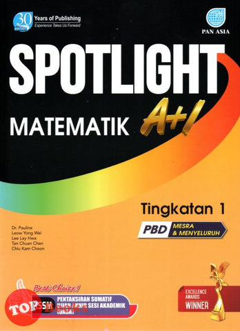[TOPBOOKS Pan Asia] Spotlight A+1 Matematik Tingkatan 1 KSSM (2023)