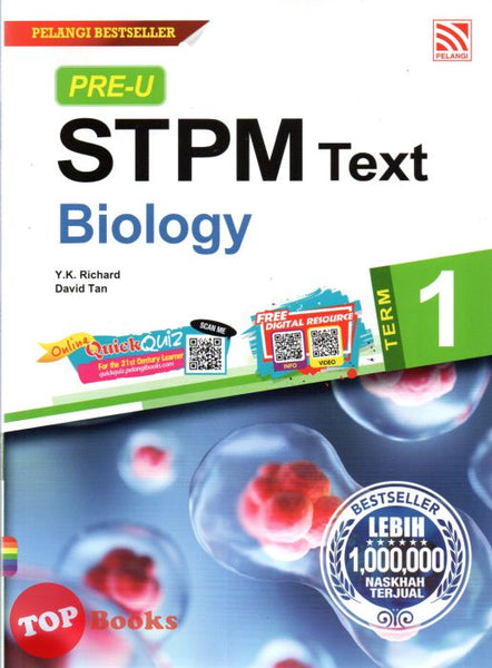 [TOPBOOKS Pelangi] PRE-U STPM Text Biology Term 1 (2021)