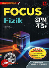[TOPBOOKS Pelangi] Focus SPM Fizik Tingkatan 4 5 KSSM (2023)