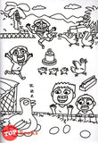 [TOPBOOKS Pinko Kids] Colouring Book Malaysian Childhood