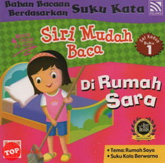 [TOPBOOKS Pelangi Kids] Siri Mudah Baca Set Kedua Buku 1 Di Rumah Sara